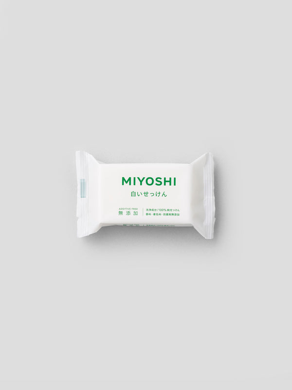 MIYOSHI 無添加 白いせっけん 1P(固形石鹸)