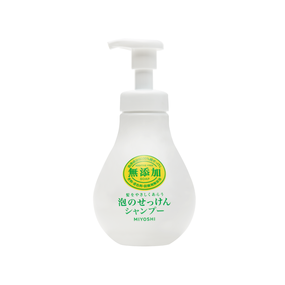 無添加 泡のせっけんシャンプー<br>500ml</br> - MIYOSHI SOAP CORPORATION