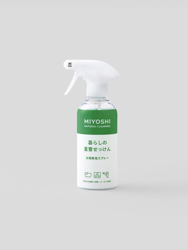 MIYOSHI 暮らしの重曹せっけん お掃除泡スプレー（本体ボトル）