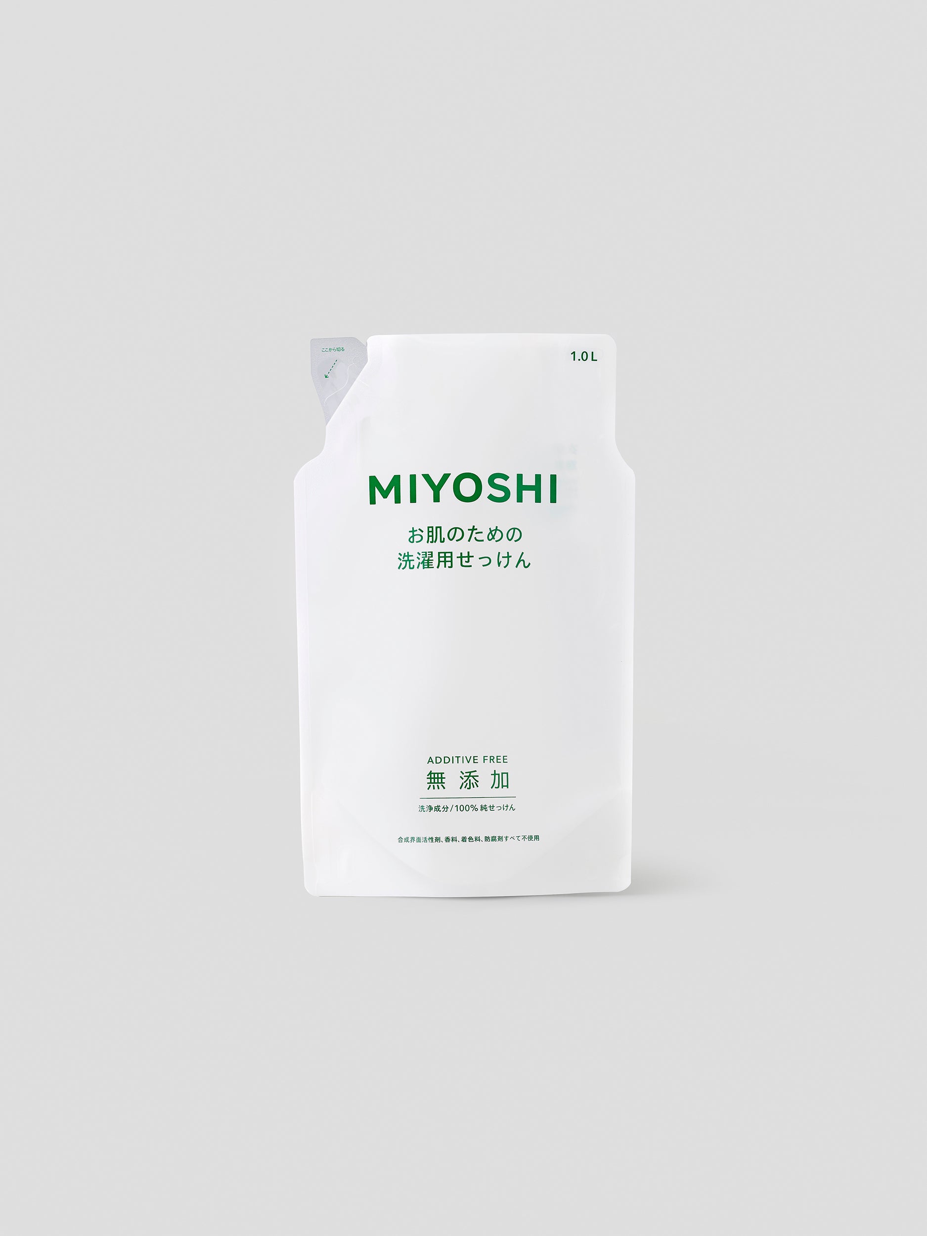 洗濯用石鹸 洗濯用せっけん そよ風 本体 1.1L – MIYOSHI SOAP Inc.